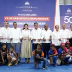 Vicepresidenta Raquel Peña y ministro Kelvin Cruz entregan multiuso en Manganagua