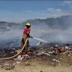 Incendios afectan a tres vertederos en la región del Cibao